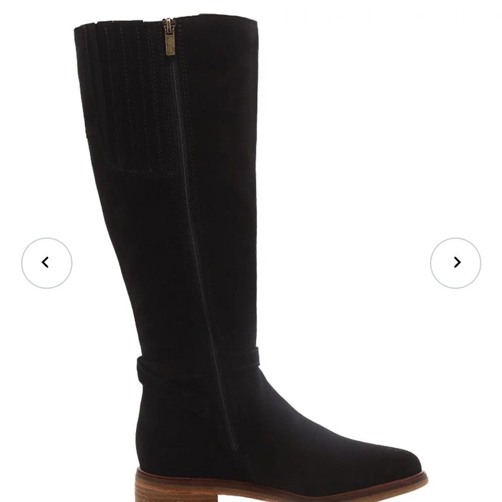 Brand new Never worn CLARKDALE CLAD WOMENS SUEDE TALL KNEE-HIGH BOOTS SIZE 9.5